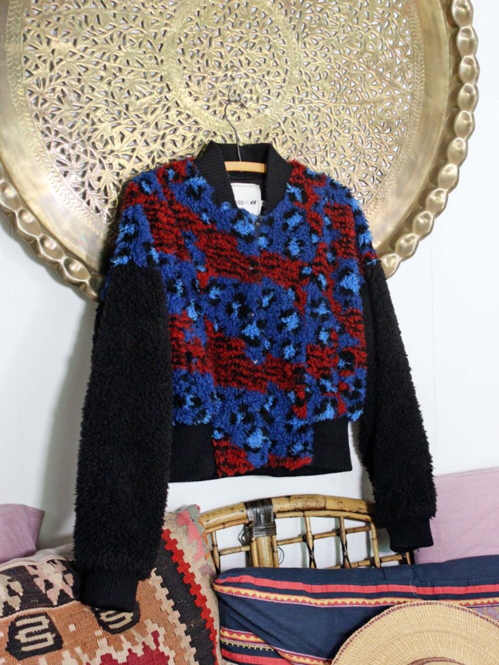 Kenzo x H&M Embroidered Jungle Tiger HM Womens Bomber Jacket 8 38 - Picture 6 of 10